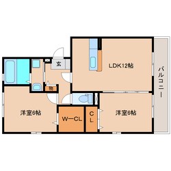 清水駅 バス7分  袖師小学校入口下車：停歩4分 3階の物件間取画像